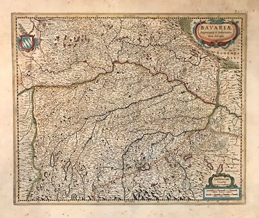 Mercator Gerard - Hondius Jodocus Bavariae Superioris et Inferioris nova descriptio 1638 Amsterdam